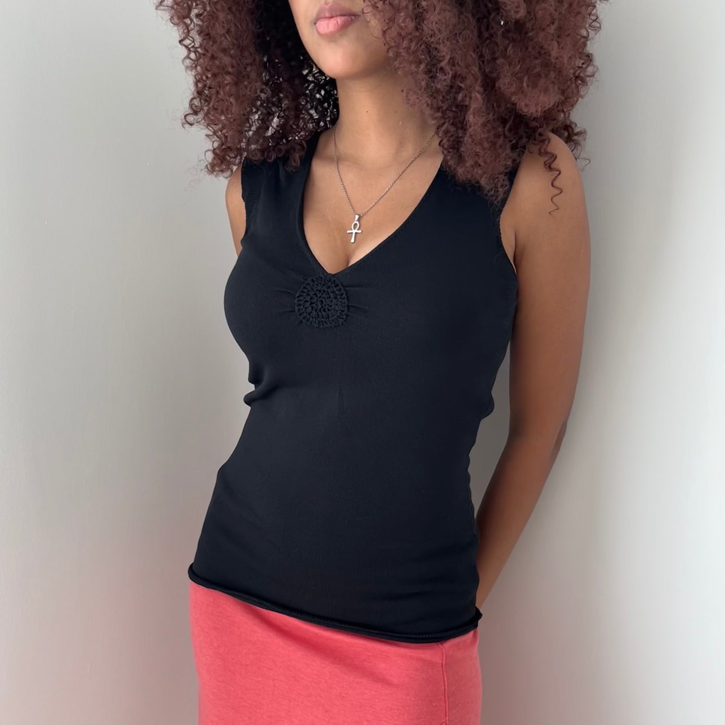 V Neck Top - Size S