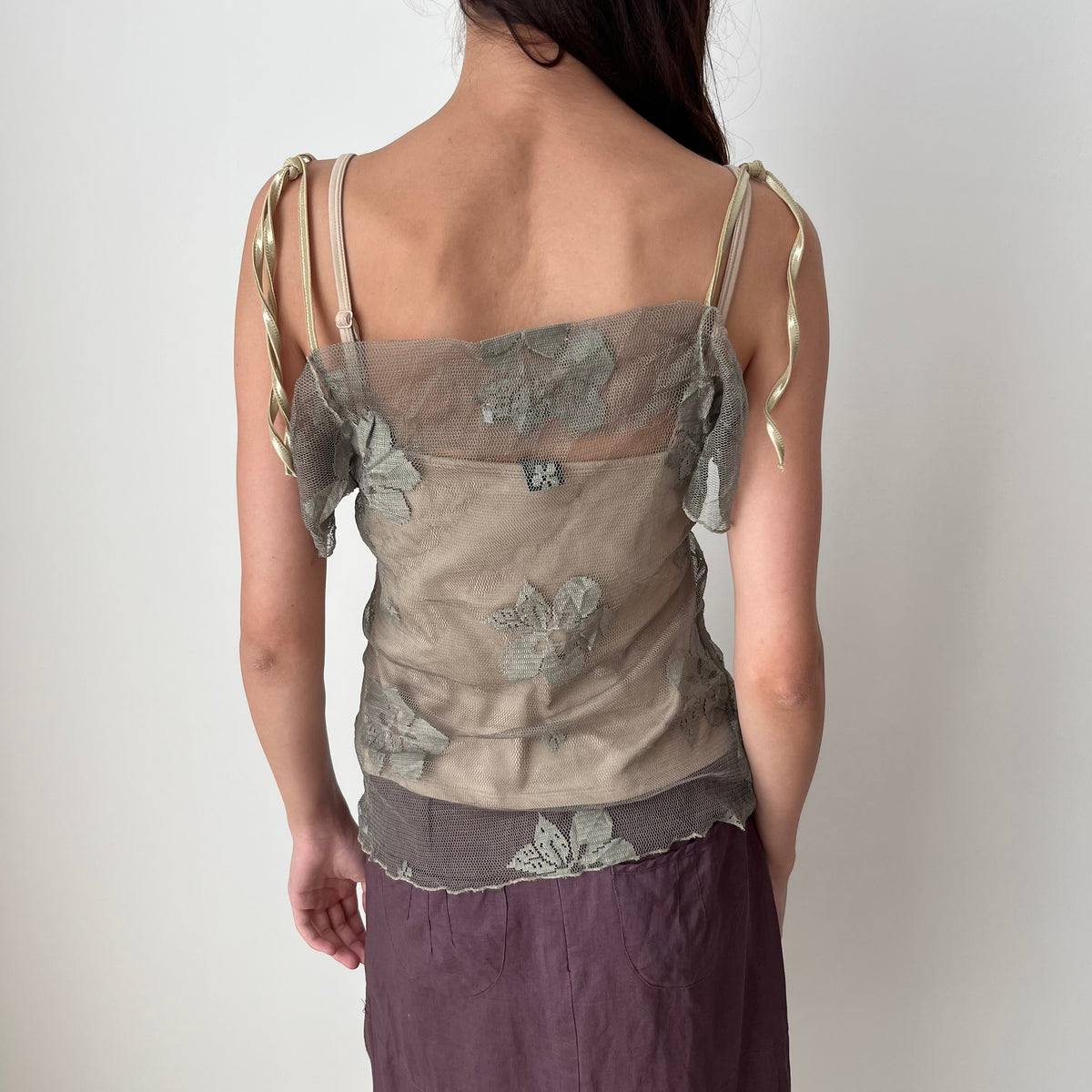 Mesh Strap Top - Size S