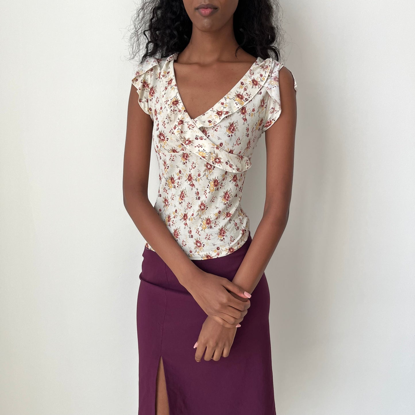 Cross Over Blouse - Size S