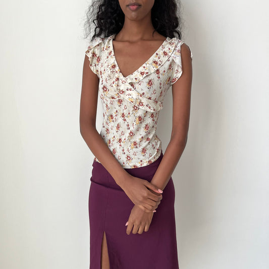 Cross Over Blouse - Size S