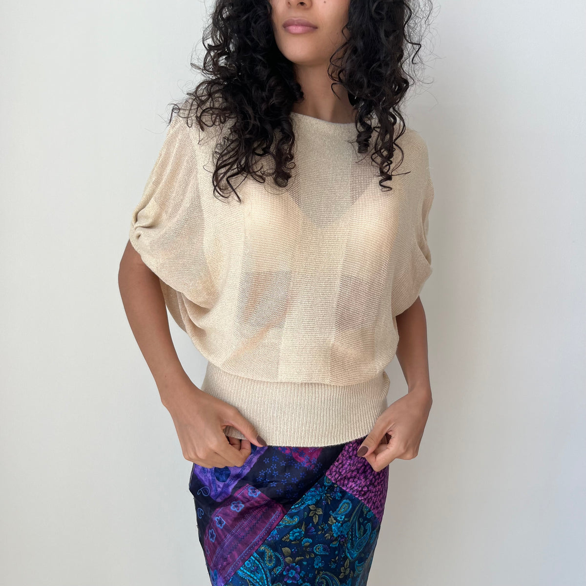 Slouch Knit Top - Size S/M