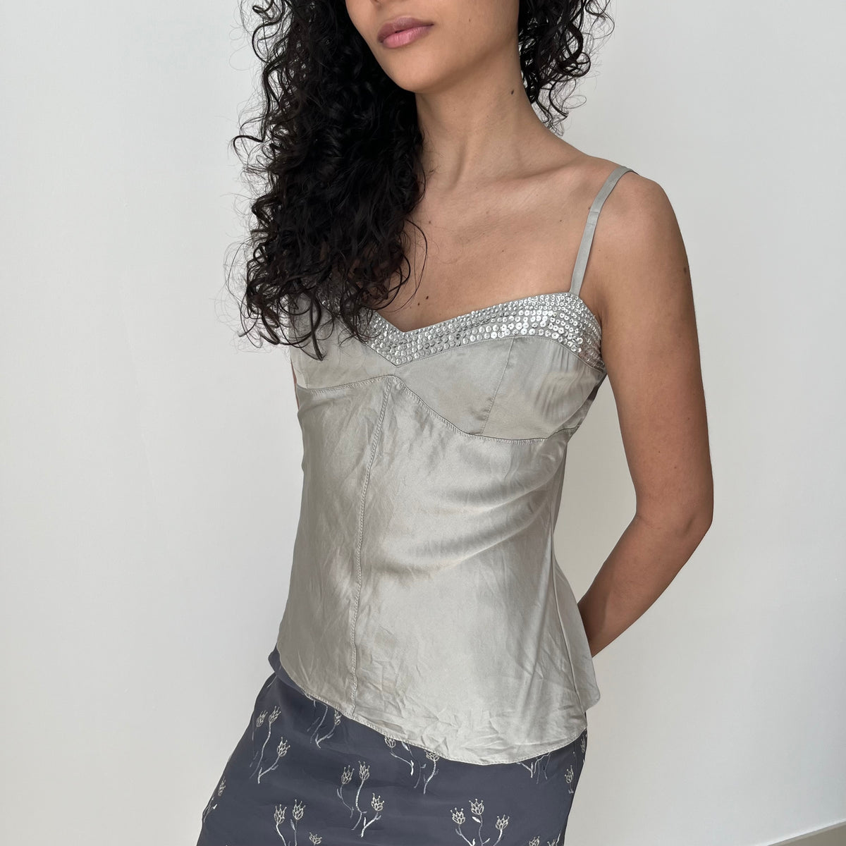 Silk Cami Top - Size M