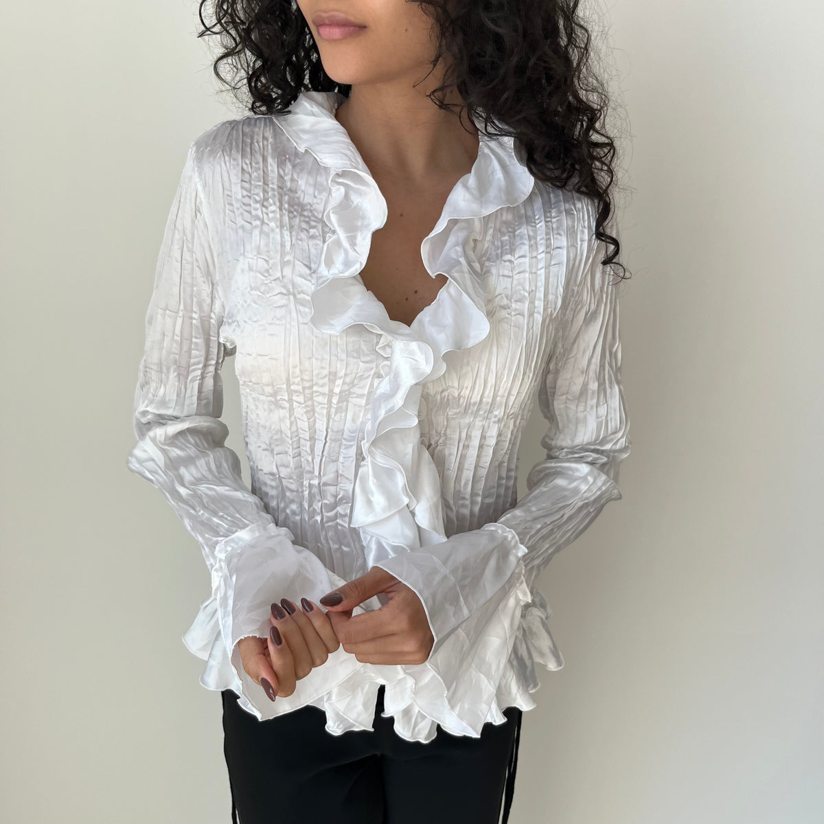 Long Sleeved Blouse - Size M