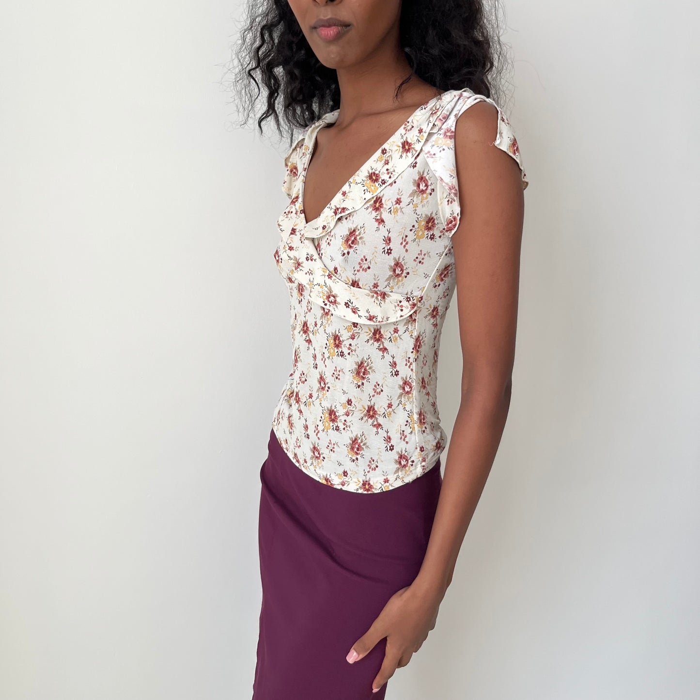 Cross Over Blouse - Size S