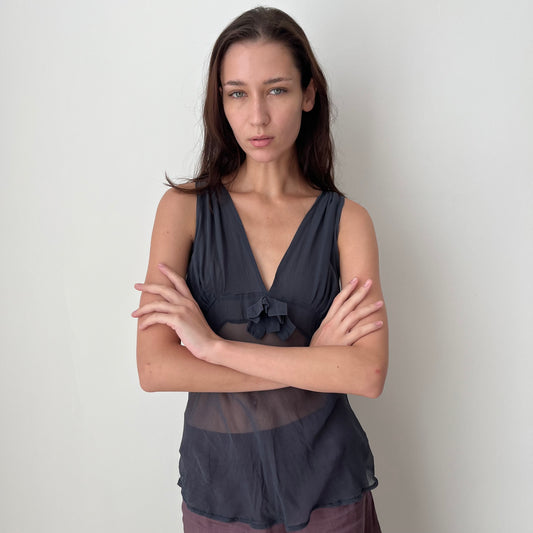 V Neck Top - Size S
