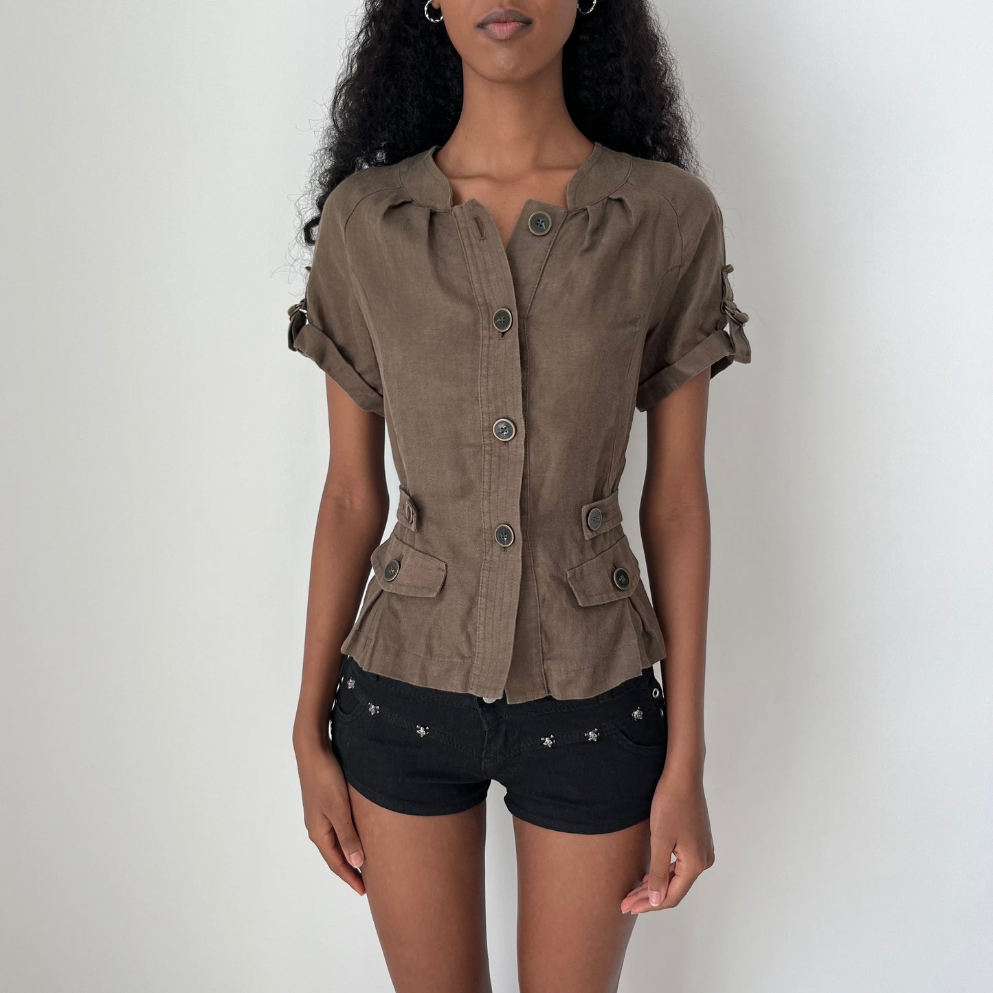Button Up Blouse - Size S