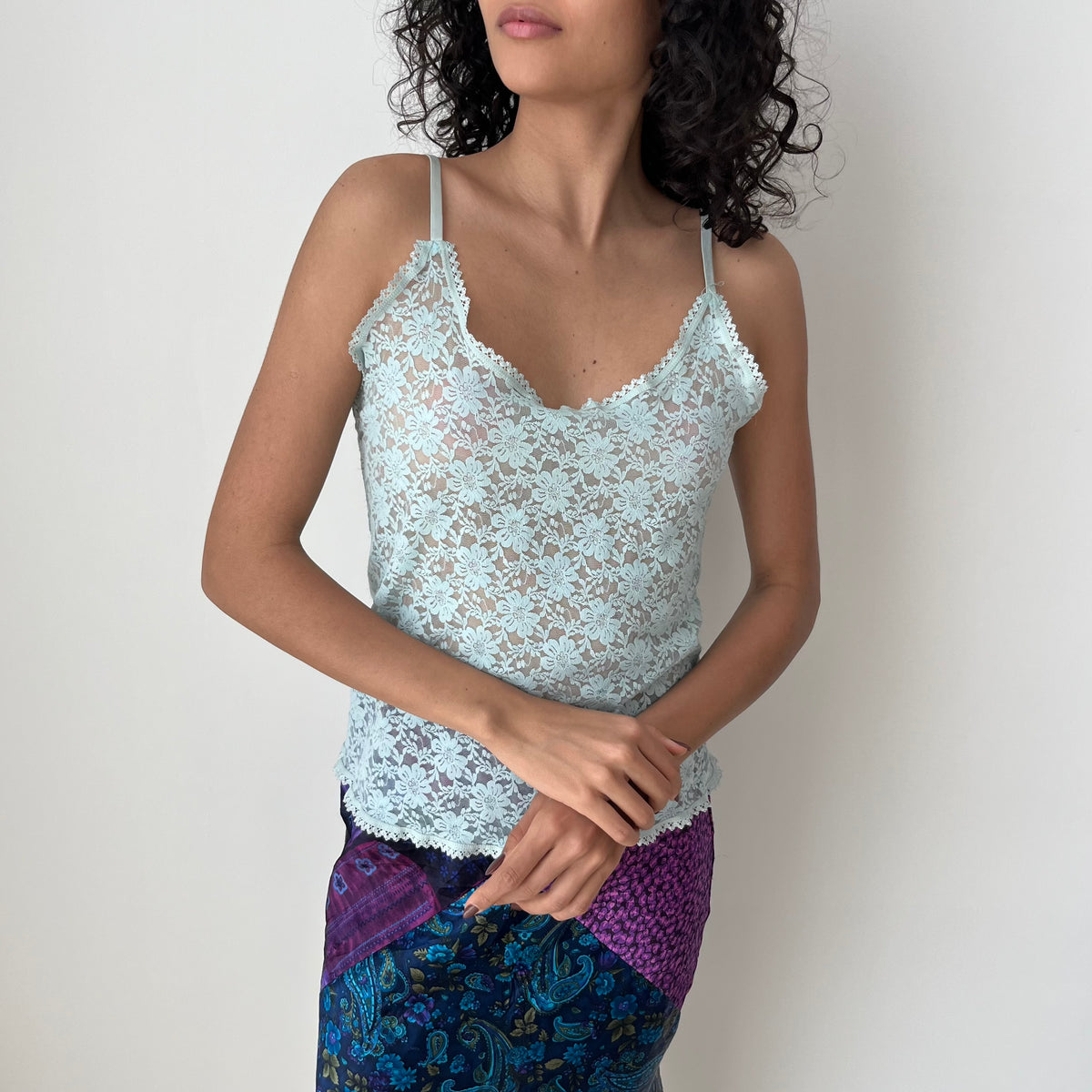 Lace Cami Top - Size M