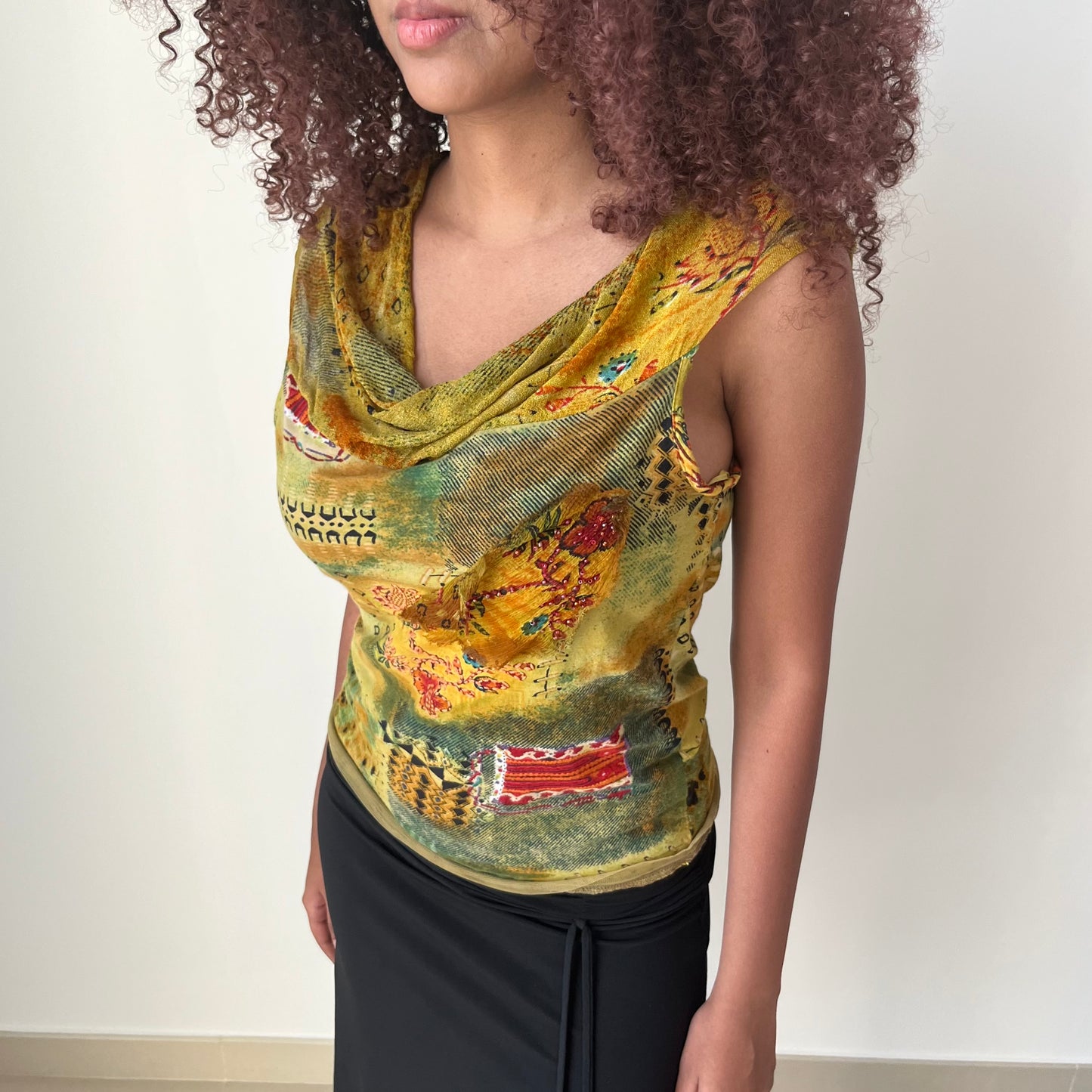 Cowl Neck Top - XS/S
