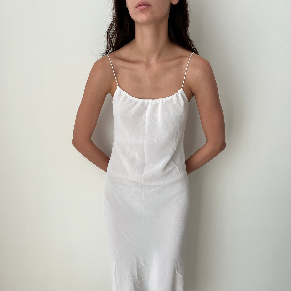 Maxi White Dress - Size S
