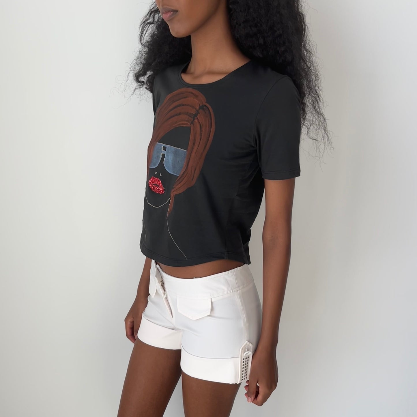 Short Sleeved Top - Size S