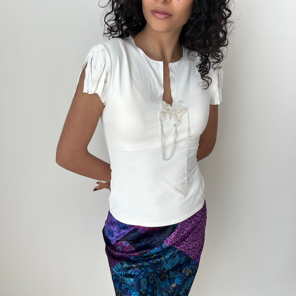 Short Sleeved Top - Size S