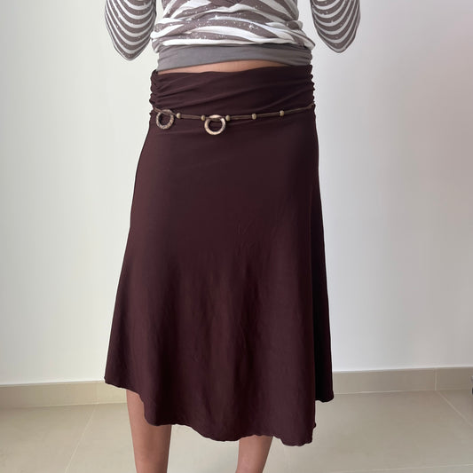 Asymmetric Midi Skirt - Size M