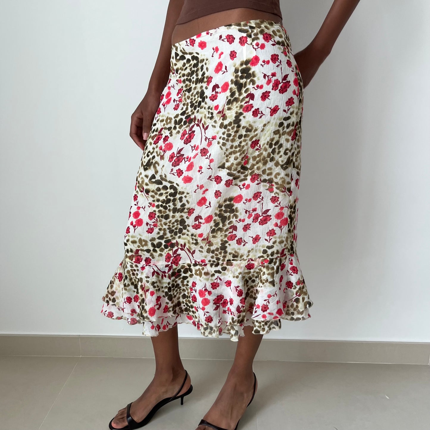 Mesh Midi Skirt - Size M