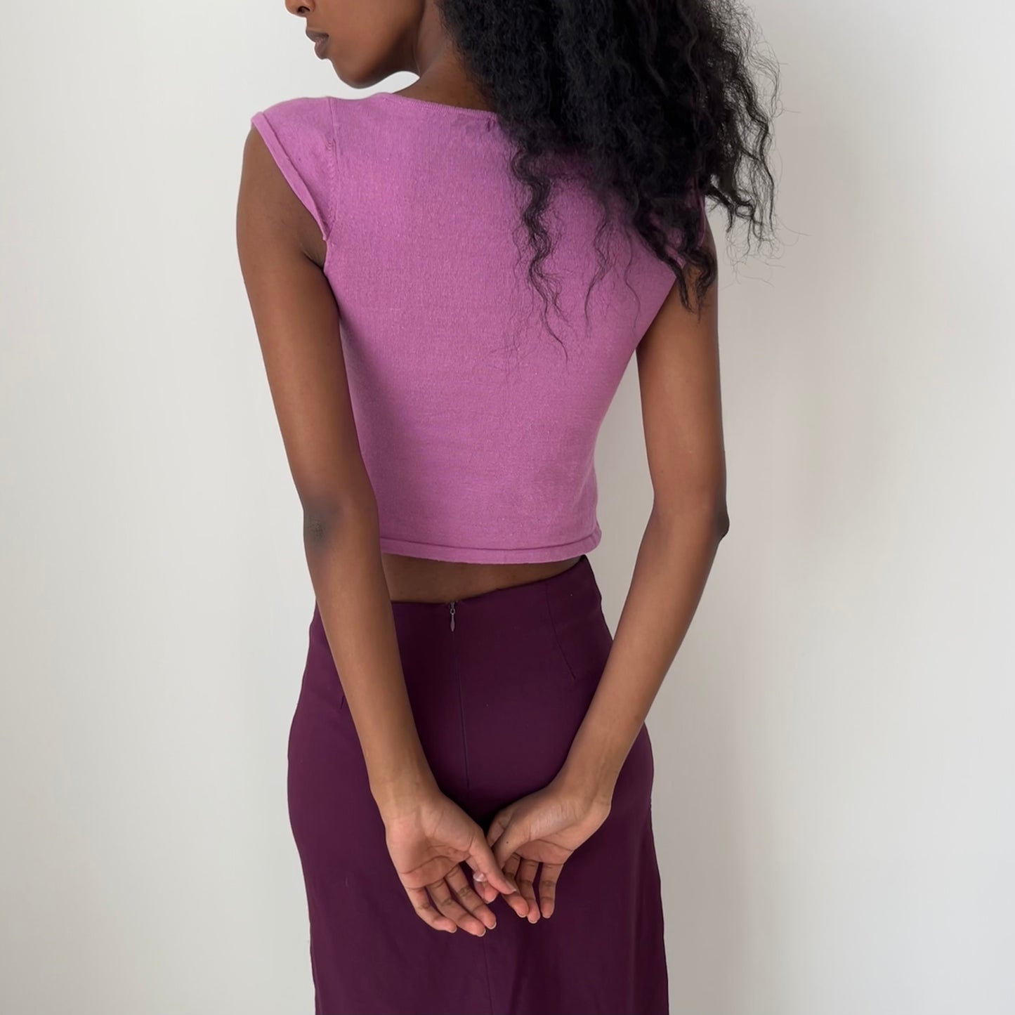 Micro Knit Top - Size XS