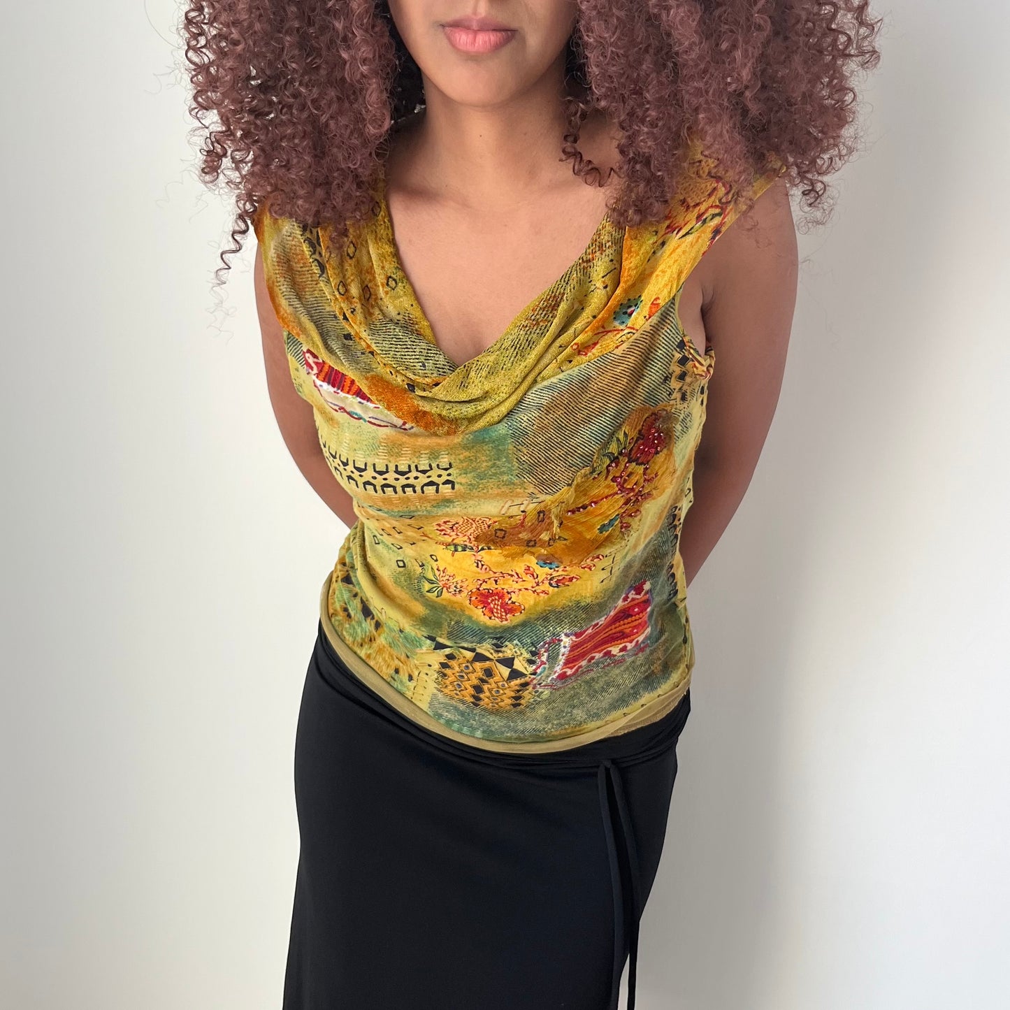Cowl Neck Top - XS/S