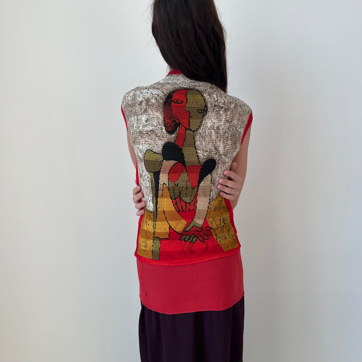 Textured Sleeveless Top - Size S/M